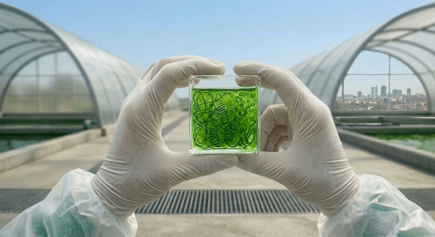 Biomasa de microalgas purificada